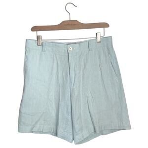 Southern Tide Flat Front Corded ‘The SkipJack’ Blue Pinstripe Shorts M-112 Sz 32